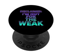 Disclaimer I'm Not For The Deak Retro Synthwave Design PopSockets PopGrip Adesivo