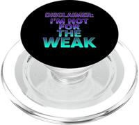 Disclaimer I'm Not For The Deak Retro Synthwave Design PopSockets PopGrip per MagSafe