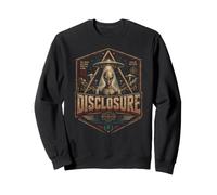 Disclosure 2026 UFO Alien Truth Seeker UAP Design retrò Felpa
