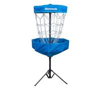 Discmania - Carrello pieghevole da golf - blu - bersaglio portatile pieghevole con rete - Allenamento e tempo libero all'aperto