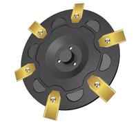 Disco-a 6 Làme Compatibile con Segway Navimow I-Serie i105E, i108E, i110n, Disco-a 6 Làme per Tosaerba Robotizzato, Disco-a 6 Làme per Tagliaerba-Robot