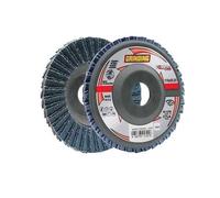 Disco a Lamelle Radiali Zirconio Forza Grana 120 115 x 22,2 mm 10 Pezzi