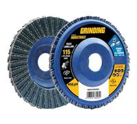 Disco a Lamelle Radiali Zirconio Industrial Grana 60 115 x 22,2 mm 10 Pezzi