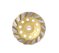 Disco A Tazza Con Segmento Diamantato Da 80/100/125/150/180 Mm For Calcestruzzo, Granito, Pietra, Ceramica, Mola Da Taglio, 1 Pz.(180x22mm)