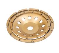 Disco abrasivo a tazza diamantata Disco abrasivo a doppia diamantata Lama affilata ad alta efficienza per superficie in pietra di marmo granito cemento cemento 230 mm