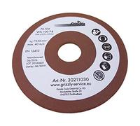Disco abrasivo affilacoltelli adatto per Einhell BG-CS 85 E - Disco abrasivo di ricambio per affilacoltelli di spessore 3,2 mm