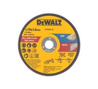 Disco Abrasivo Bonded DEWALT 76 X 1.6 X 9.5Mm 3 Pezzi DT20592