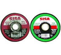 Disco Abrasivo Centro Depresso per Levigatura Ferro Ø 115x6,4x22 - Sisa Mole Sis