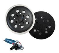 Disco abrasivo compatibile Bosch 125 mm 8 fori per PEX 400 AE/PEX 300 AE, cuscinetto abrasivo con chiusura in , per levigatrice orbitale e accessori professionali per smerigliatrice