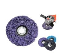 Disco Abrasivo Da 100 Mm, Disco Abrasivo For Rimuovere La Ruggine Dalla Vernice, Disco In Polietilene For Smerigliatrice Angolare, Lucidatura, Pulizia, Metallo, Motociclette, Auto(Blue 115mm)