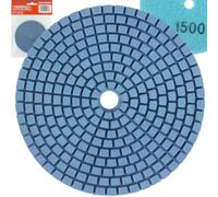 Disco Abrasivo Diamantato | Ø100 mm | Granulazione P1500 | Foro Interno Ø8 mm | per Smerigliatrice | per Gres Piastrelle Pietra Marmo