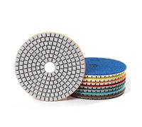 Disco abrasivo diamantato 4 "100mm 80mm Diamond Wet Tamponi for lucidatura Dischi Granito Marmo Cemento Pietra Utensile for molatura(50,3 inch)