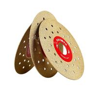 Disco abrasivo diamantato da 4" 100 mm, lama for sega brasata sotto vuoto a doppia faccia for marmo, granito, piastrelle, lastre di roccia, porcellana(5 PCS)