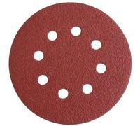 Disco Abrasivo Fibrato Velcrato 8 Fori Imperial 115 x 22,2 mm 6 Pezzi