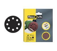 Disco Abrasivo Flexovit Hook & Loop 125Mm Medio 80G (Confezione 15) FLV26708