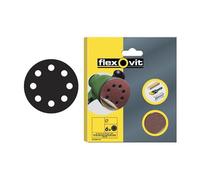 Disco Abrasivo Flexovit Hook & Loop 150Mm Misto Confezione Da 6 FLV64770