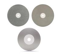 Disco abrasivo for lappatura rivestito diamantato da 8 pollici e 200 mm, grana 60-2000, foro da 12,7 mm, disco abrasivo for gioielli con pietre preziose - Rock(80 600 2000)