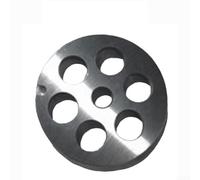 Disco abrasivo in acciaio inox per elettrodomestici Bosch, piastra perforata n. 5 per tritacarne, piastra di ricambio per orifizio (12 mm)