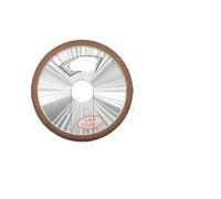 Disco abrasivo in resina diamantata Grit150 con doppio angolo smussato 60° 90° for la rettifica di utensili da taglio in lega, ceramica e acciaio al tungsteno(150x6x32x10 60V)