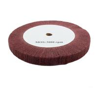 Disco abrasivo in tessuto non tessuto a grana 320 per lucidatura e rettifica di metalli, tra cui acciaio e alluminio (250 mm)