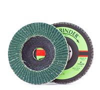 DISCO ABRASIVO LAMELLARE 115mm allo Zirconio con supporto FIBRA Fast Grinder DLF GRANA 40