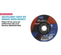 Disco abrasivo Norton Starline 125 mm x 6,4 mm A24Q-BF27 per metallo, confezione