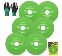 Disco abrasivo per lastre di roccia, disco da taglio per vetro da 20/22,3 mm, disco indistruttibile per smerigliatrice angolare, piastra in ceramica per ceramica, piastrelle, vetro, giada, bottiglie