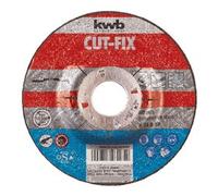 kwb Disco per smerigliatura Cut-Fix 793265 (125 x 22, a gomito, spessore 6,0 mm, per metallo e acciaio, per smerigliatrici angolari)