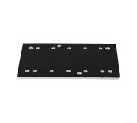 Disco abrasivo quadrato Disco abrasivo quadrato Cuscinetto per rettifica quadrato 10 fori Rimozione della polvere Tampone abrasivo Compatibile Levigatrici Strumento di ricambio per lucidatura