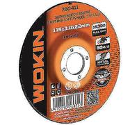 DISCO ABRASIVO TAGLIO FERRO DEPRESSO 760 WOKIN MM 115X22,2 H.MM 3 760411 PZ 25