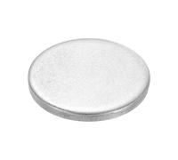 Disco acciaio inossidabile, 1-3/32" diam.x0.16" spess per tag, 12 pezzi