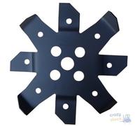 DISCO ACCIAIO PAPILLON 8 DENTI MACINONE PER DECESPUGLIATORI Diametro mm 255