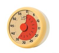 Disco arcobaleno timer visivo da 60 minuti per studio (C) | Il disco arcobaleno si restringe con il passare del tempo, aiuta la percezione del tempo, allarme silenzioso