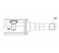 Disco Articolare, Onda Longitudinale Albero Cardanico Adatto per BMW X5 06 X6 06