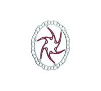 Ashima Disco freno MTB ARO-08 180 mm Rosso 112 g