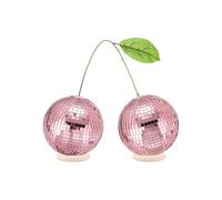 Disco Ball, Cherry Disco Mirror Ball, 5.91inches Round Home Decoration, Reflective Light Aesthetic Decor for Wedding, Party, Birthday, Bar, Prom, Holiday and Christmas