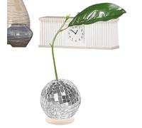 Disco Ball Mirror Decoration, Aesthetic Home Decors Disco, 5.91 Inches Lightweight & Versatile, Prom Dance Floor Dance Club light for Creating a Dazzling Ambiance Wherever You Need