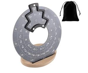 Disco Circle of Fifths - Robusto strumento educativo di apprendimento per chitarra con supporto incluso, rotella guida di riferimento professionale di facile lettura | Accessorio per la teoria