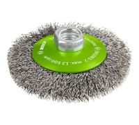 Bosch Spazzola conica Clean per inox ondulato inossidabile 100 mm 0,35 mm 12500 rpm M14 Quantità:1