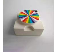 Disco Colorato di Newton, Strumento Dimostrativo di Fisica Rotante a 7 Colori per l'Educazione Scientifica