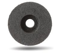 DISCO COMPRESSO UNITIZED SUPPORTO FIBRA 8A COARSE FINITURA SBAVATURA Ø115×22mm