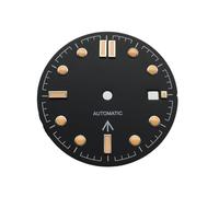 Disco da 31,1 mm per quadrante modificato Seiko Letteralmente adattato al movimento 2813 2824 EC4, EC4-2nero-31,1 mm, misura unica