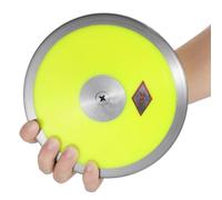 Disco da allenamento destinato a donne e uomini, in acciaio accoppiato con centro in nylon, 1 kg, disco da lancio per attività all'aperto, adatto a professionisti e principianti, 1 kg di pratica