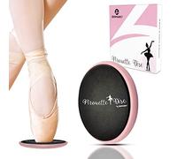 Disco da balletto pirouette per ballerini - disco girevole portatile per ballare su rileve, ginnastica e pattinatori sul ghiaccio - per una migliore tecnica pirouette, percorrenza, giri e danza (rosa con scatola)