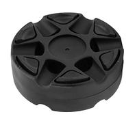 Disco da hockey, struttura densa, rullo in plastica lucida, facile da scorrere, per l'allenamento quotidiano di pattinaggio (Nero)