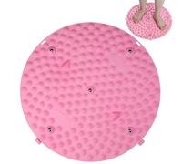 Disco da massaggio per riflessologia plantare, cuscinetti per digitopressione delle piante dei piedi, alleviare la fatica, dragare i meridiani, adatto per la casa o l'ufficio (rosa, 50 cm)