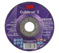 Disco da Sbavo a Centro Depresso 3M Cubitron 3, 99306, 36+, T27, 115 mm X 7 mm X 22.23 Mm, En, 10/Pack