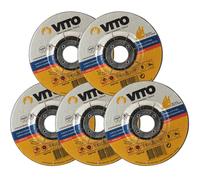 Disco da Taglio 230mm Vitopower Set Di 5 Pezzi -alesage 22,2mm Utilizzo Intens