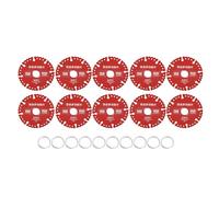 Disco da taglio abrasivo durevole da 10 pezzi per smerigliatrici angolari pneumatiche