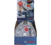 Disco da taglio Bosch X-LOCK Standard for Inox 125mm centro piatto 10 pezzi
